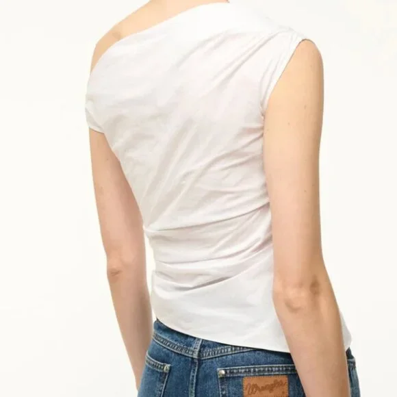 STAUD Phare Top NWT White Poplin | Size 4 | Retail $195 - Picture 4 of 4